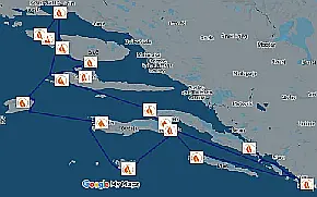 14 days sailing route SOUTH